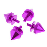 Max Maxb Spike Quick Release Fasteners For Car Bumpers Fender Hatch Lids Kit Purple