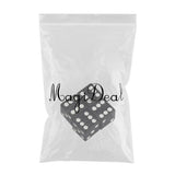Max Maxb 4 Aluminum Alloy Dice Tire Valve Stem Caps for Car Motorcycle Bicycle Black