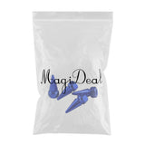 Maxbell 4 Pieces Cone Shaped Car Motorcycle Wheel Tire Valve Stem Caps Blue