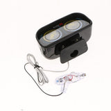 Maxbell Car Angle Tilt 2-barreled Inclinometer Balancer Compass Backlight Clinometer