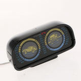Maxbell Car Angle Tilt 2-barreled Inclinometer Balancer Compass Backlight Clinometer
