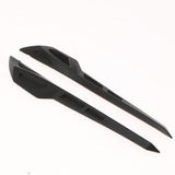 Maxbell 8 Pieces Universal Rubber Front Bumper Splitter Fins Refit Trim Set Black