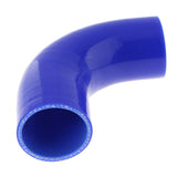Maxbell 50mm 90 Degree 4 ply Silicone Elbows Turbo Hose Racing Coupler Pipe Blue