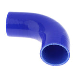Maxbell 50mm 90 Degree 4 ply Silicone Elbows Turbo Hose Racing Coupler Pipe Blue