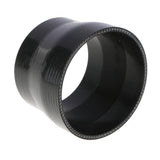 Maxbell 3.5-4 Inch 4-ply Silicone Straight Reducer Intercooler Pipe Hose Turbo Black