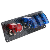 Max Maxb 6 in1 Racing Car 12V Ignition Switch Engine Start Push Button Toggle Panel