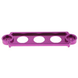 Maxbell Billet Aluminum Battery Tie Down Bracket for Honda Civic/CRX 88-00  Purple