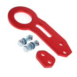 Max Maxb Universal Aluminum Alloy Rear Towing Hook Trailer Ring for Car Tool Red