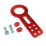 Max Maxb Aluminum Alloy Racing Tow Hook Rear Towing Bar Hook for Car Truck SUV Red