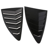 Max 2x ABS Car Auto Decorative Intake Scoop Turbo Bonnet Vent Cover Hood Black