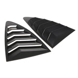 Max 2x ABS Car Auto Decorative Intake Scoop Turbo Bonnet Vent Cover Hood Black