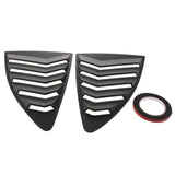 Max 2x ABS Car Auto Decorative Intake Scoop Turbo Bonnet Vent Cover Hood Black