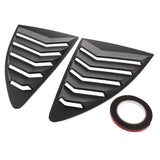 Max 2x ABS Car Auto Decorative Intake Scoop Turbo Bonnet Vent Cover Hood Black