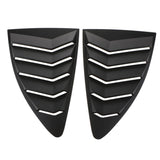 Max 2x ABS Car Auto Decorative Intake Scoop Turbo Bonnet Vent Cover Hood Black