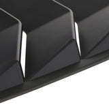 Max 2x ABS Car Auto Decorative Intake Scoop Turbo Bonnet Vent Cover Hood Black