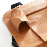 Max Car Seat Back Organizer Universal Multi-Pocket Car Seat Back Light  Coffee