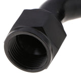 Max AN12-12AN 45 Degree Swivel Oil/ Fuel/Gas Hose Line Fitting Adaptor Black+Red