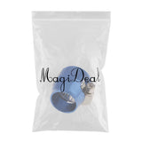 Max Metal Auto Car AN8 Hose End Finisher Fuel Oil Water Line Clip Clamp Blue