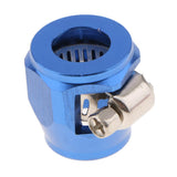 Max Metal Auto Car AN8 Hose End Finisher Fuel Oil Water Line Clip Clamp Blue