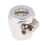 Max Metal Auto Car AN8 Hose End Finisher Fuel Oil Water Line Clip Clamp Silver
