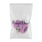 Max Metal Auto Car AN8 Hose End Finisher Fuel Oil Water Line Clip Clamp Purple