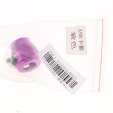 Max Metal Auto Car AN8 Hose End Finisher Fuel Oil Water Line Clip Clamp Purple