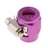 Max HEX-4 AN4 4AN -4 Car Fuel Hose Clamp Oil Line Fastener Hex Finisher  Purple