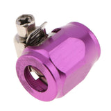 Max HEX-4 AN4 4AN -4 Car Fuel Hose Clamp Oil Line Fastener Hex Finisher  Purple