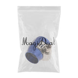 Max HEX-4 AN4 4AN -4 Car Fuel Hose Clamp Oil Line Fastener Hex Finisher  Blue