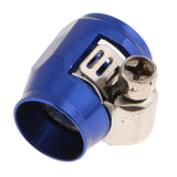 Max HEX-4 AN4 4AN -4 Car Fuel Hose Clamp Oil Line Fastener Hex Finisher  Blue