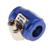 Max HEX-4 AN4 4AN -4 Car Fuel Hose Clamp Oil Line Fastener Hex Finisher  Blue