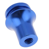 Max M10 X 1.5 THREAD METAL MANUAL SHIFT KNOB BOOT RETAINER ADAPTER Blue