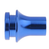 Max M10 X 1.5 THREAD METAL MANUAL SHIFT KNOB BOOT RETAINER ADAPTER Blue