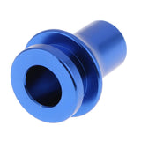 Max M10 X 1.5 THREAD METAL MANUAL SHIFT KNOB BOOT RETAINER ADAPTER Blue