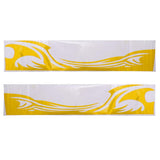 Max 2x Car Flame Totem Side Skirt Modified Personal Decoration Body Paste Yellow - Aladdin Shoppers