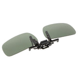 Max Polarized Clip On Flip Up Sunglasses Clip for Myopia Driving Dark Green