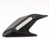 Max 3D Car Shark Gill Simulation Air Flow Intake Vent Side Fender Sticker Black
