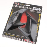Max 3D Car Shark Gill Simulation Air Flow Intake Vent Side Fender Sticker Black