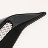 Max 3D Car Shark Gill Simulation Air Flow Intake Vent Side Fender Sticker Black