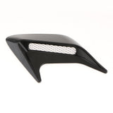 Max 3D Car Shark Gill Simulation Air Flow Intake Vent Side Fender Sticker Black