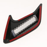 Max 3D Car Shark Gill Simulation Air Flow Intake Vent Side Fender Sticker Black