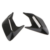Max 3D Car Shark Gill Simulation Air Flow Intake Vent Side Fender Sticker Black