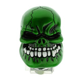 Max 1PC Skull Head Car Steering Wheel Spinner Suicide Knob Handle Booster Green