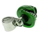 Max 1PC Skull Head Car Steering Wheel Spinner Suicide Knob Handle Booster Green