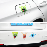 Max Maxb Vinyl Monster Stickers Waterproof Pink Cute Funny Cartoon Graffiti Decals