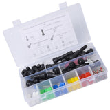 Maxbell 107pcs Auto TR412 TR413 TR414 TR418 Replacement Tire Valve Core Kit