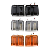 Switchback LED Side Mirror Marker Lamps Smoked Lens Yellow LED Parking Light Amber LED Turn Signal Light for Ford F150 F250 F350 F450 - Aladdin Shoppers