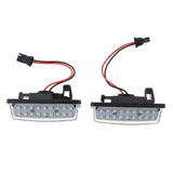 Maxbell 2 Pack Truck LED Tail Lamp Rear Number License Plate Light Bulbs for TEANA