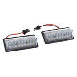 Maxbell 2 Pack Truck LED Tail Lamp Rear Number License Plate Light Bulbs for TEANA