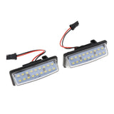 Maxbell 2 Pack Truck LED Tail Lamp Rear Number License Plate Light Bulbs for TEANA